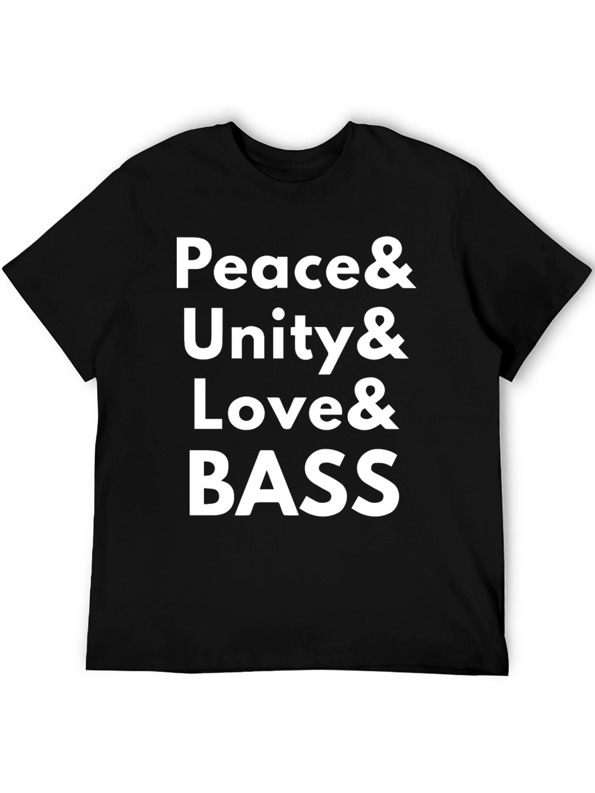 Peace Unity Love & Bass Graphic Tee