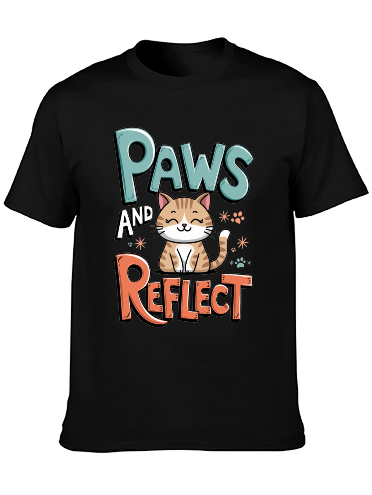 Paws and Reflect Graphic T-Shirt