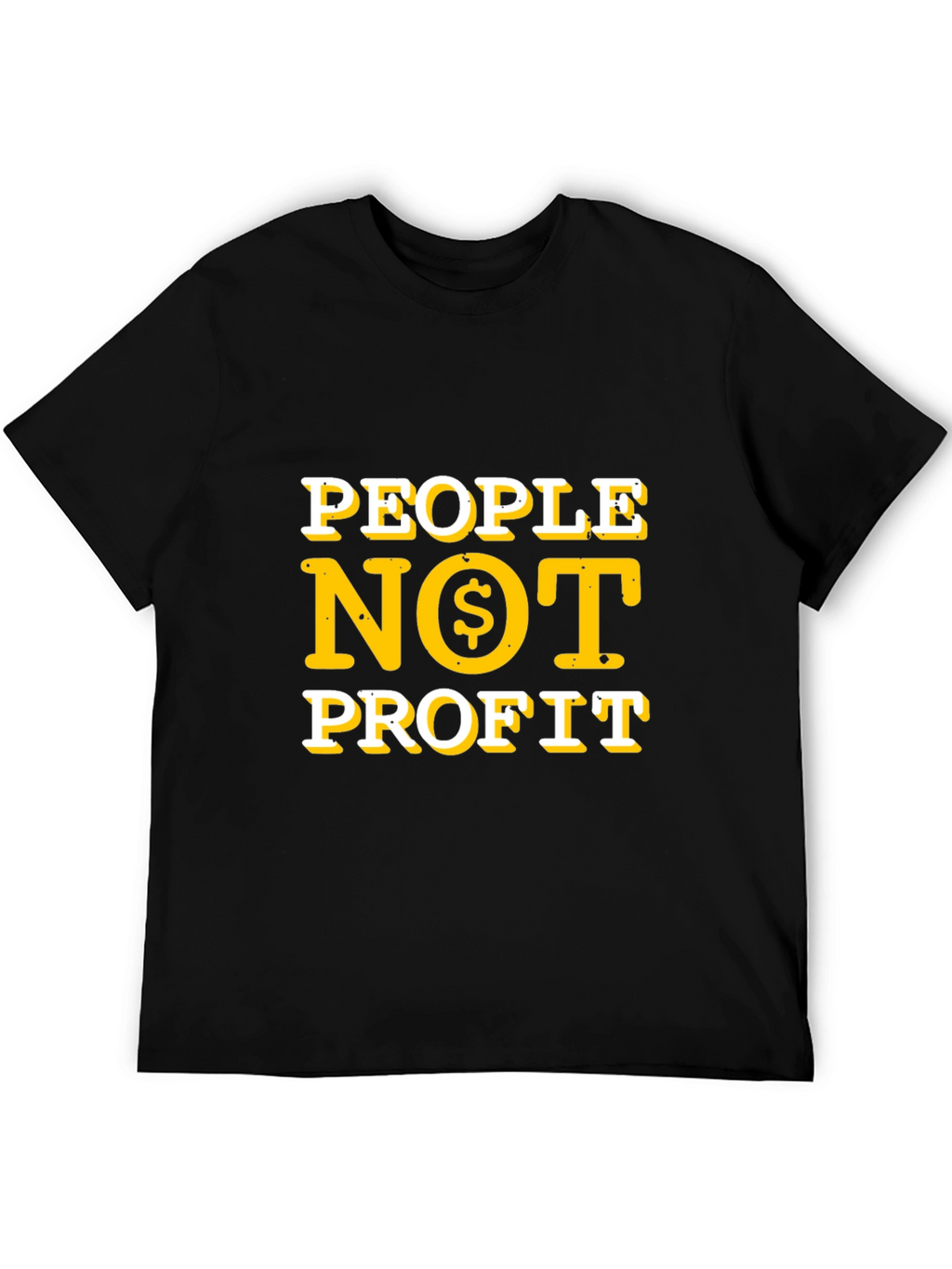 People Not Profit T-Shirt - Black