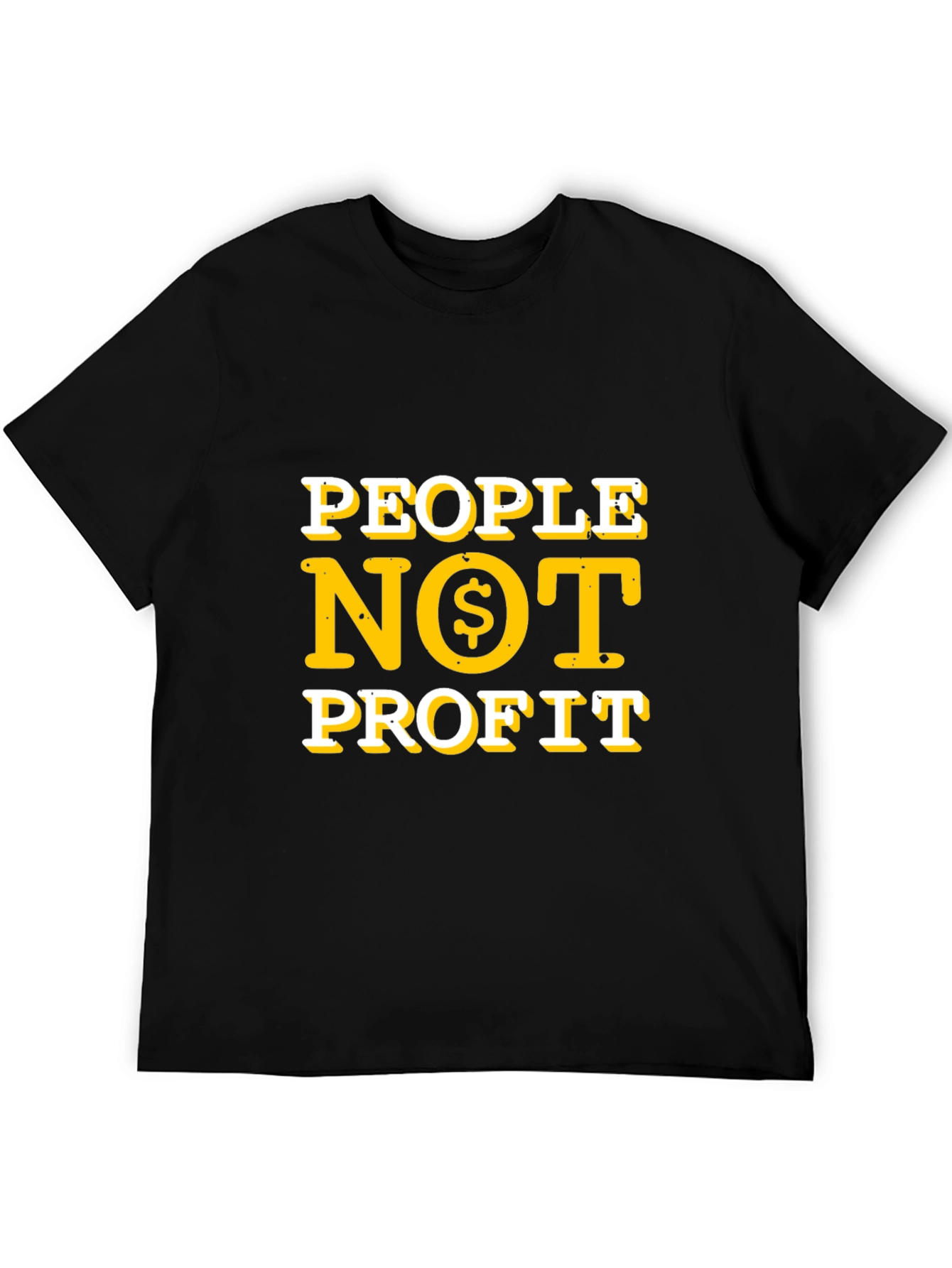 People Not Profit T-Shirt - Black