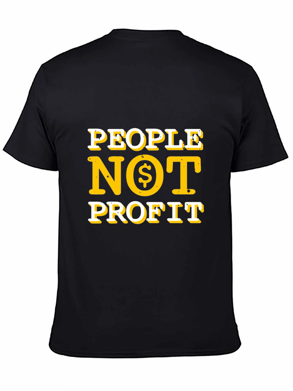 People Not Profit T-Shirt - Black
