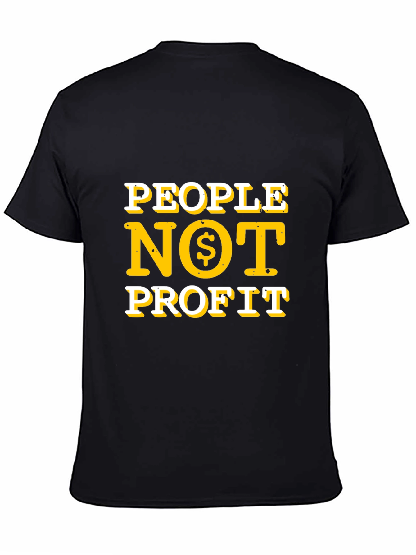 People Not Profit T-Shirt - Black