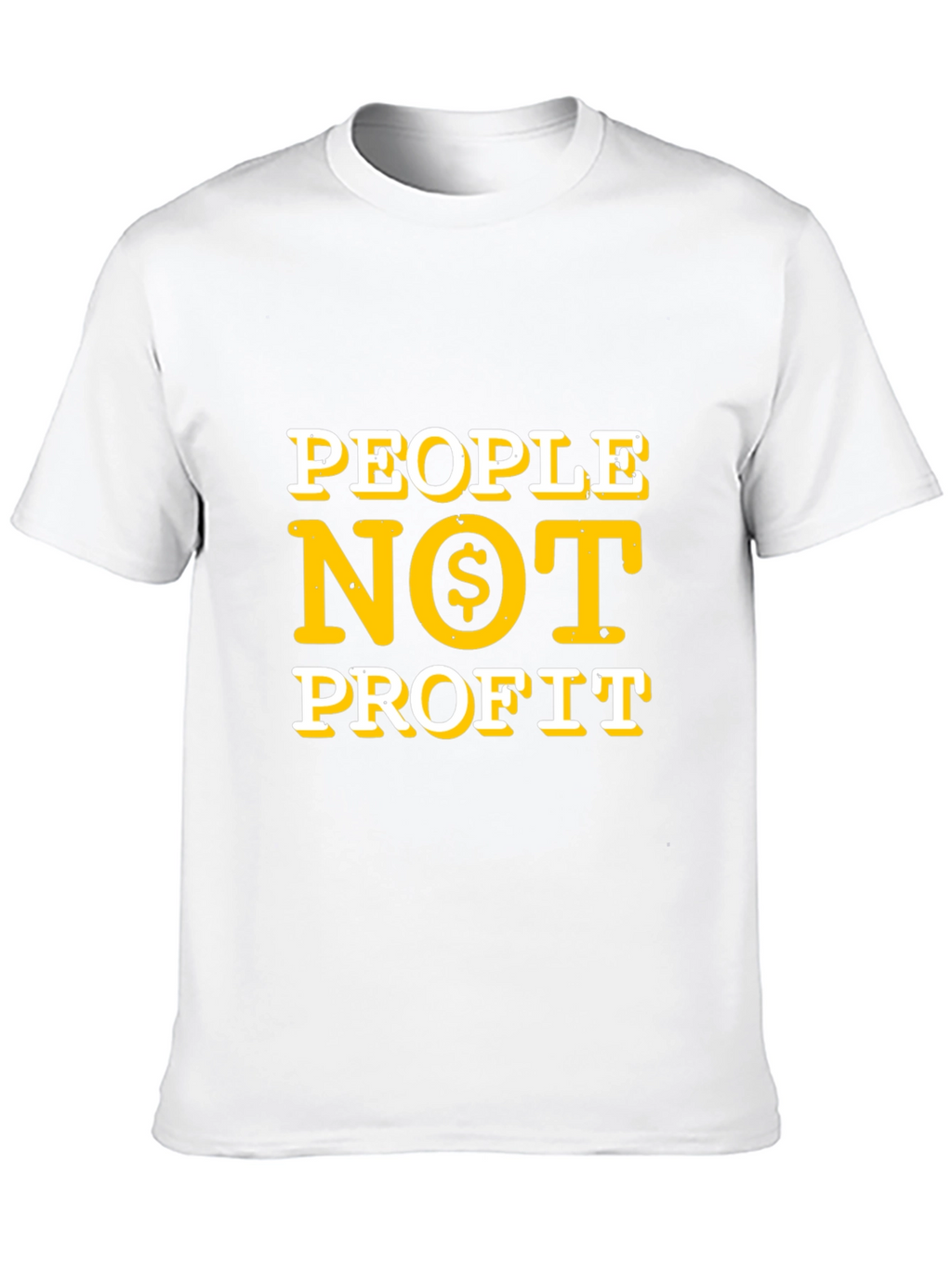 People Not Profit T-Shirt - Black