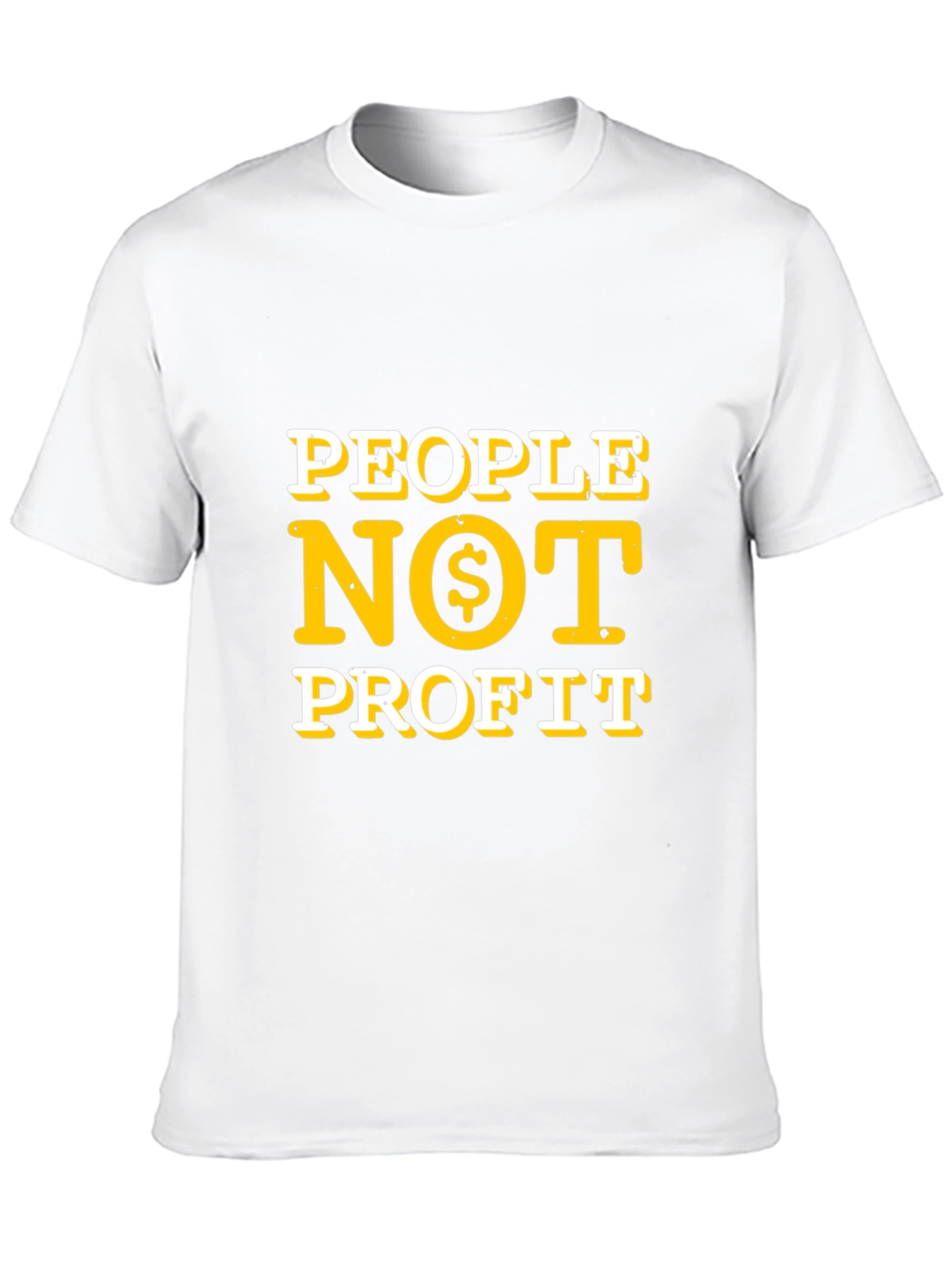 People Not Profit T-Shirt - Black