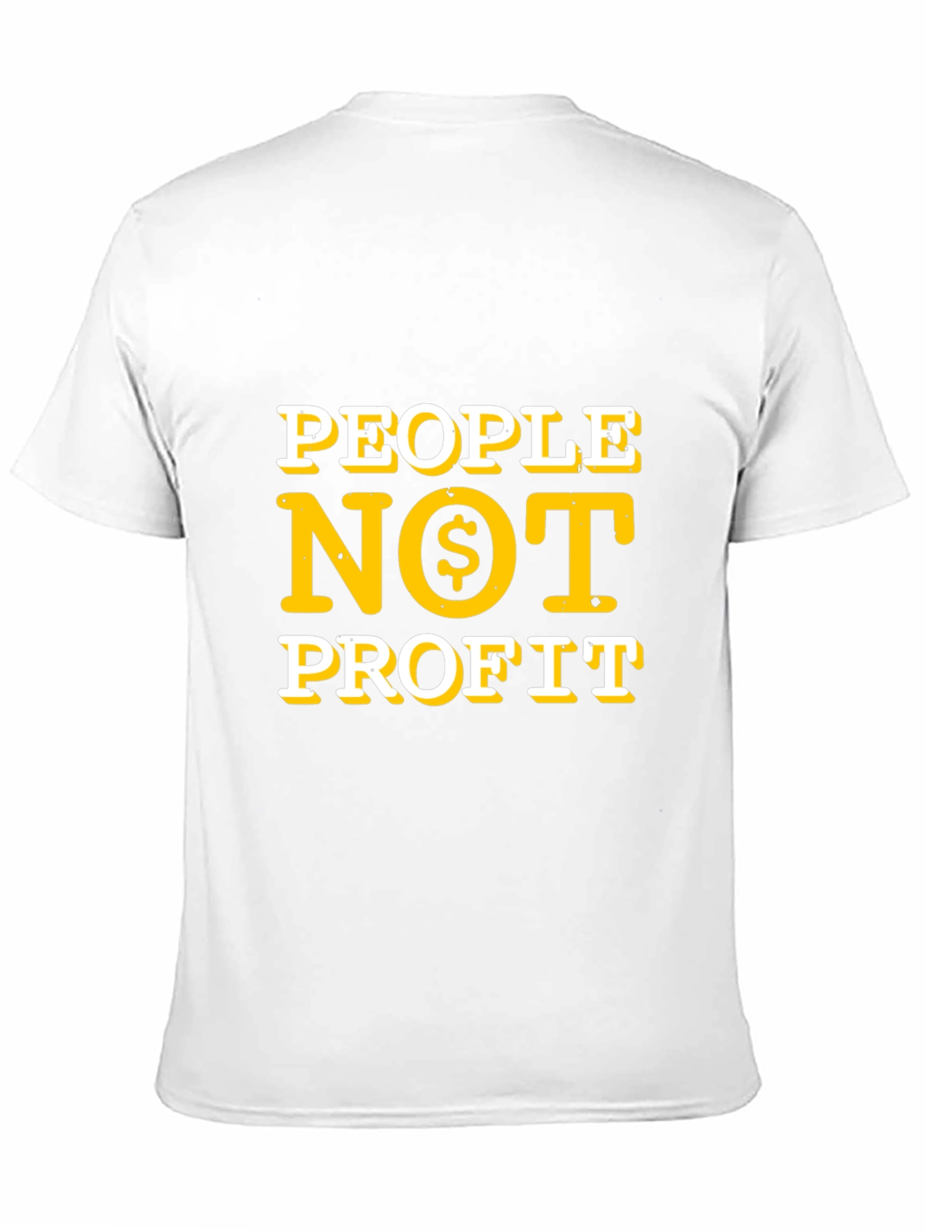 People Not Profit T-Shirt - Black