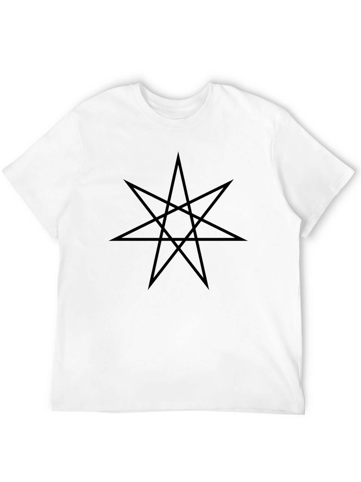 Black T-Shirt with Enneagram Star