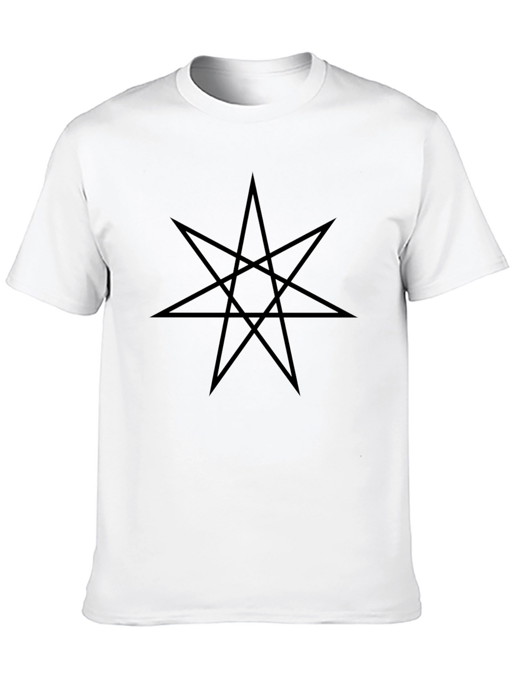 Black T-Shirt with Enneagram Star