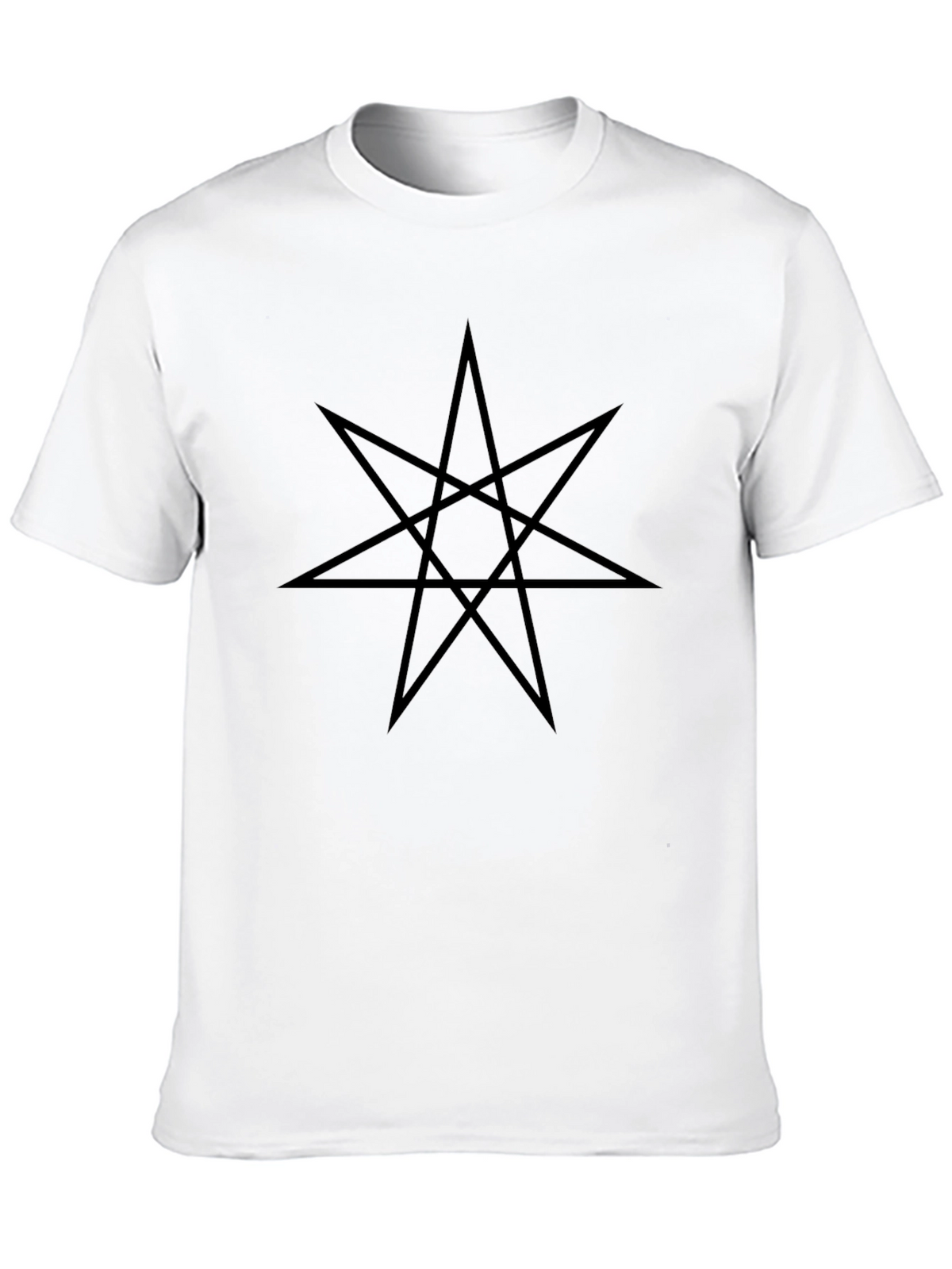 Black T-Shirt with Enneagram Star
