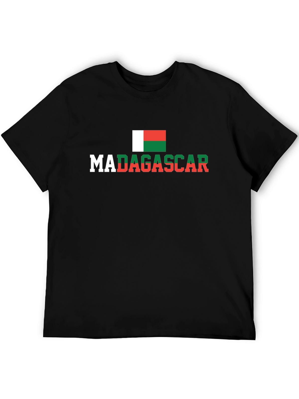 Madagascar Flag Graphic T-Shirt