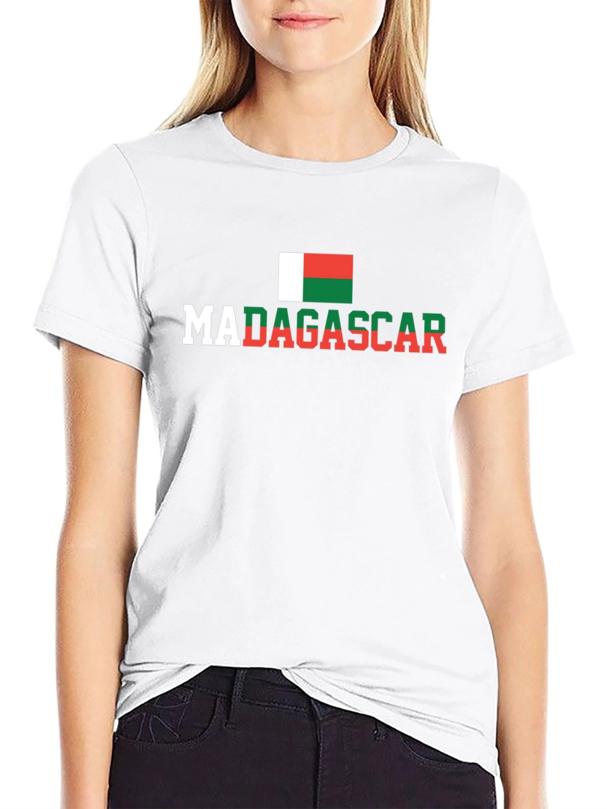 Madagascar Flag Graphic T-Shirt