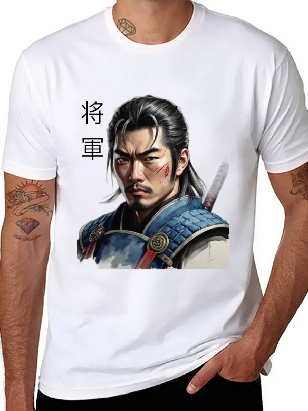 Samurai Warrior Graphic T-Shirt