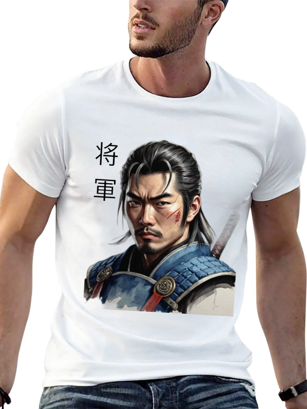 Samurai Warrior Graphic T-Shirt