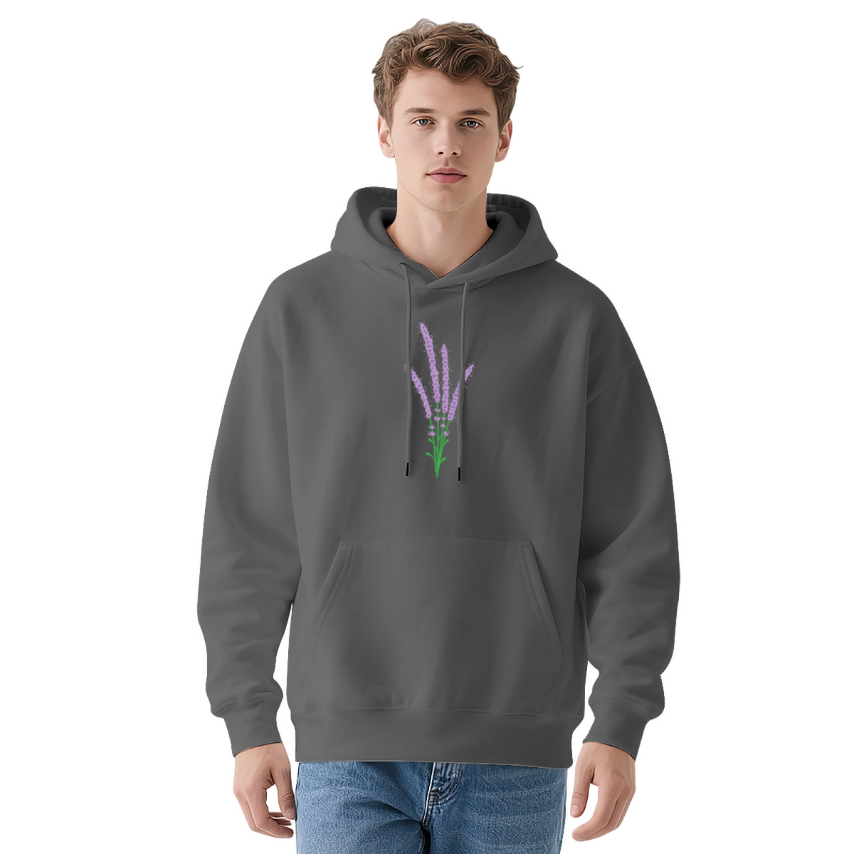 Lavender Minimalist Hoodie