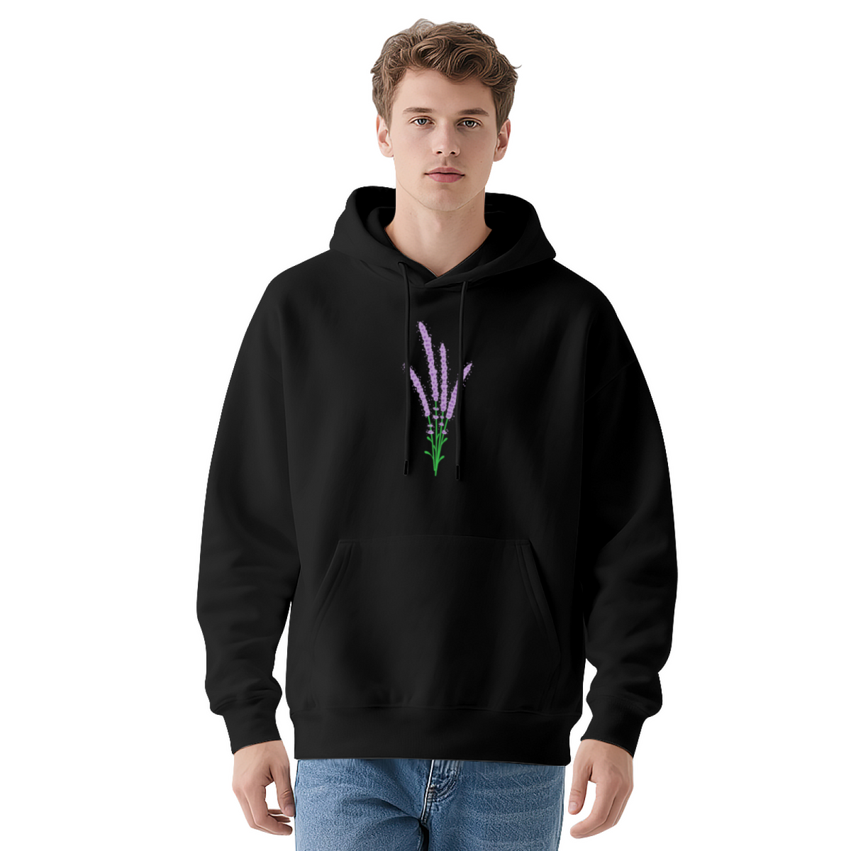 Lavender Minimalist Hoodie