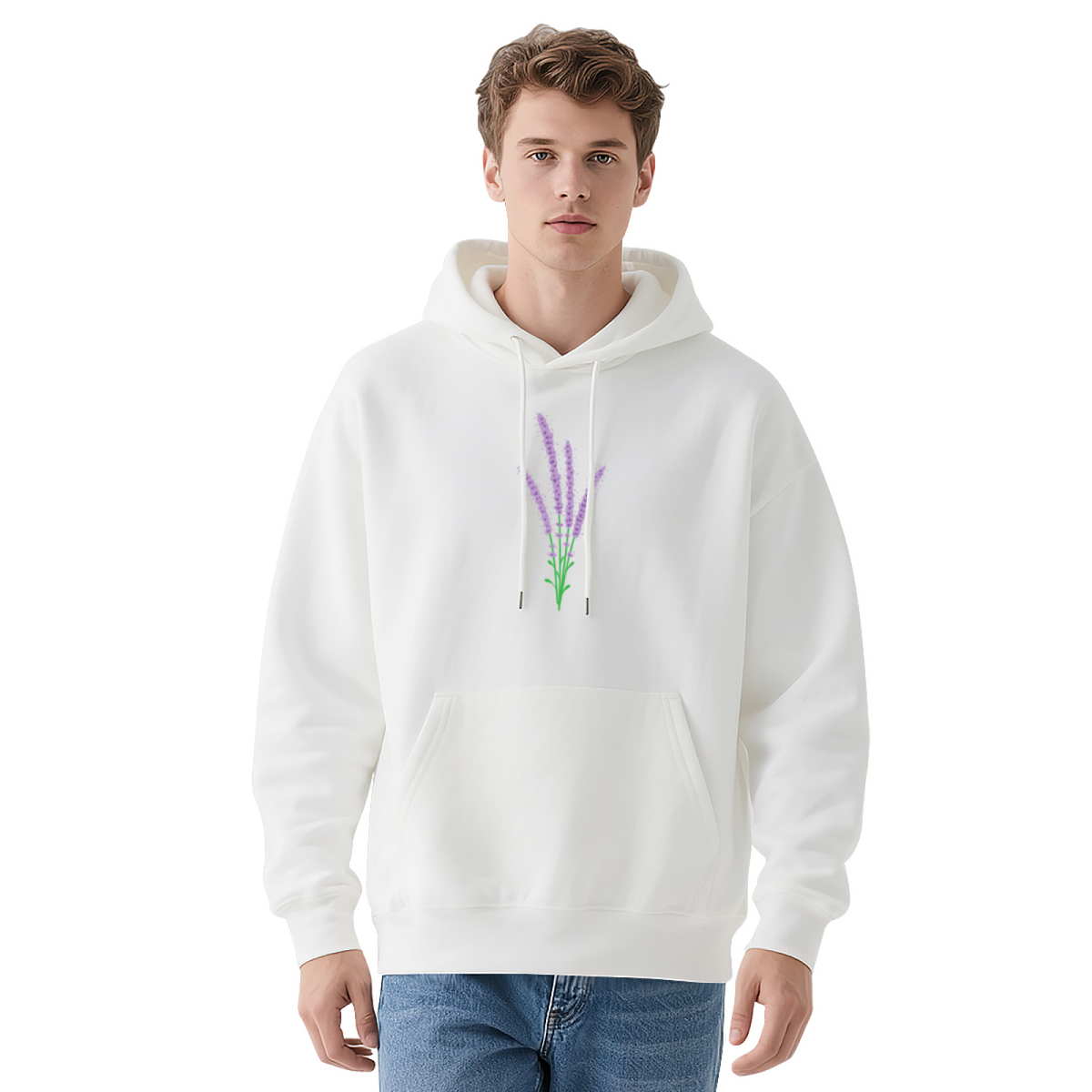 Lavender Minimalist Hoodie