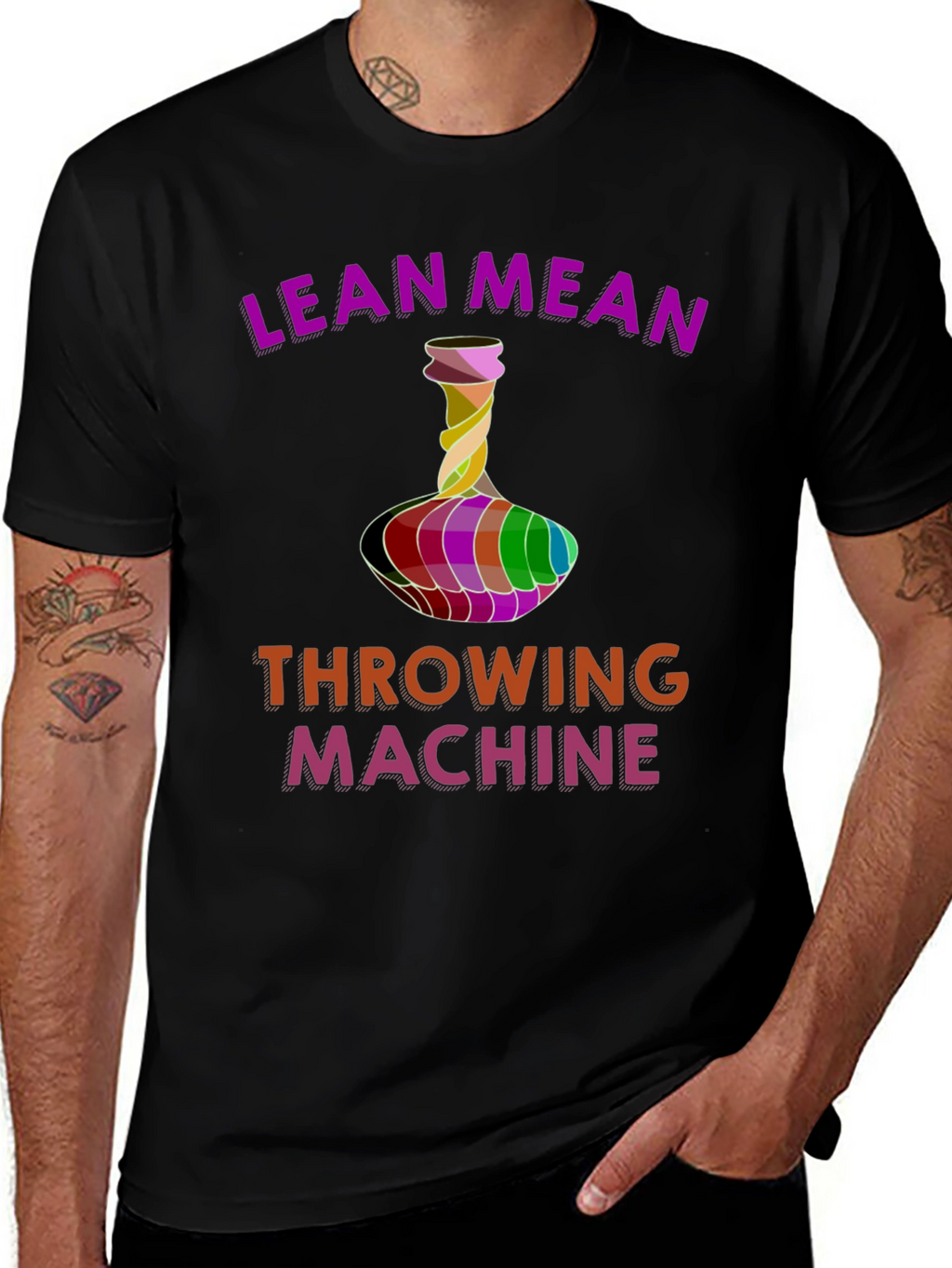 Lean Mean Throwing Machine Graphic T-Shirt