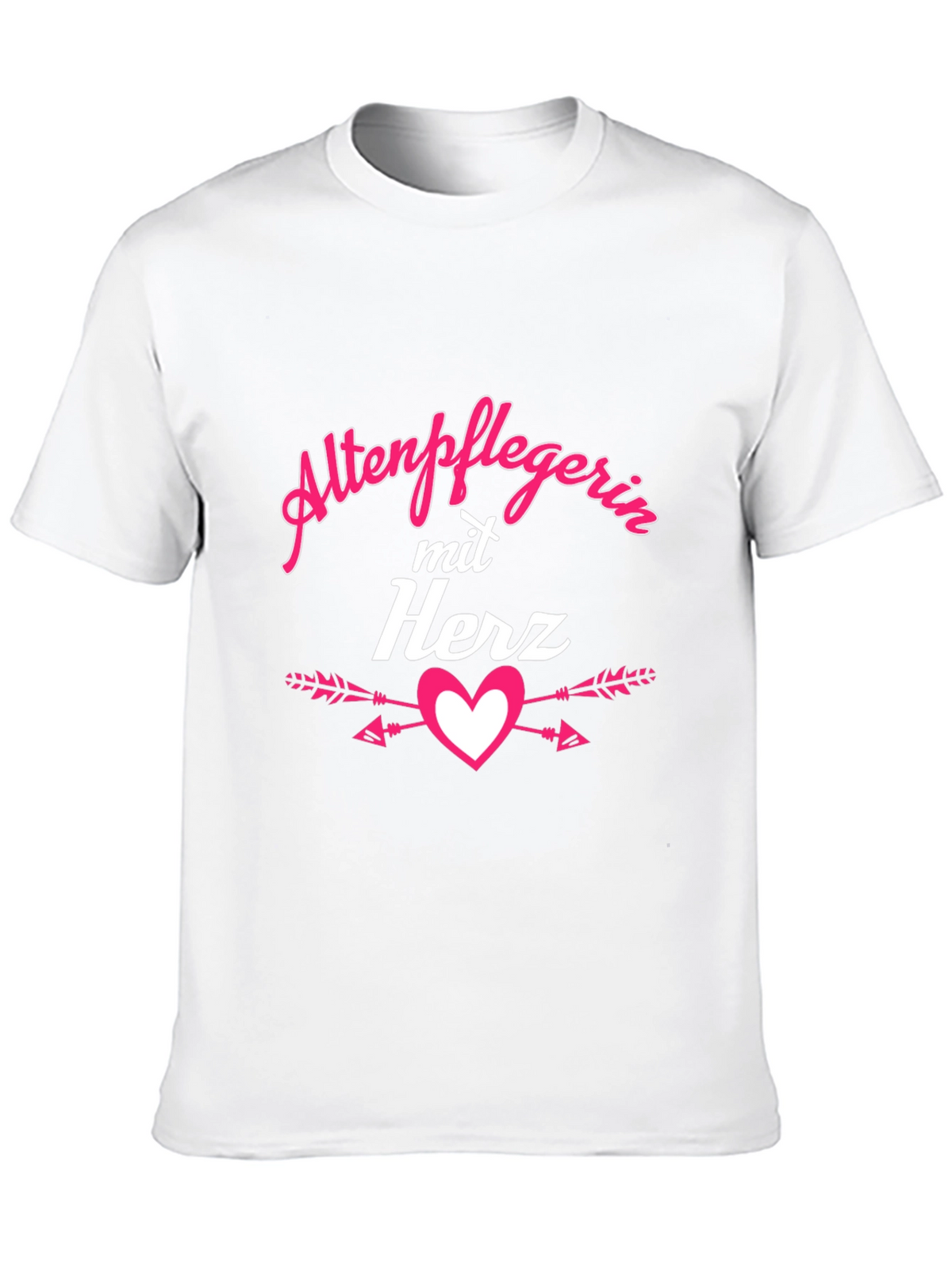 Altenpflegerin mit Herz Black T-Shirt
