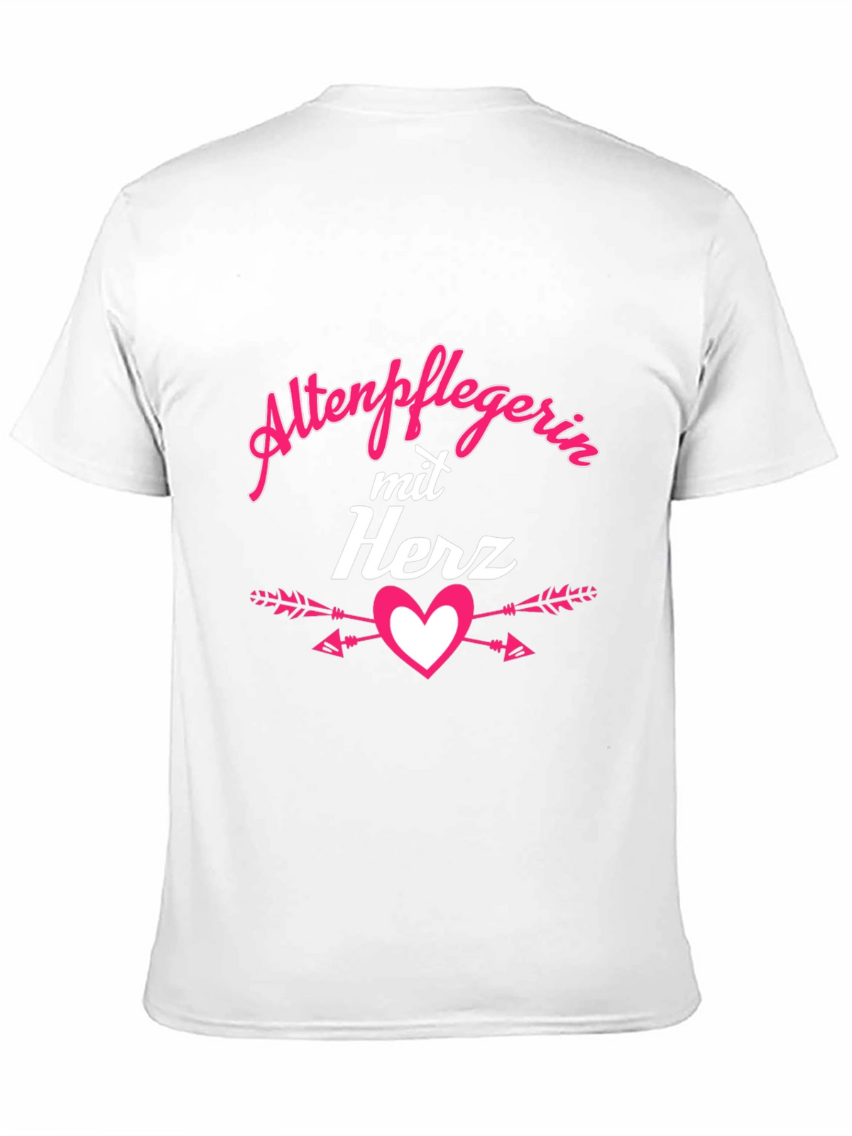 Altenpflegerin mit Herz Black T-Shirt