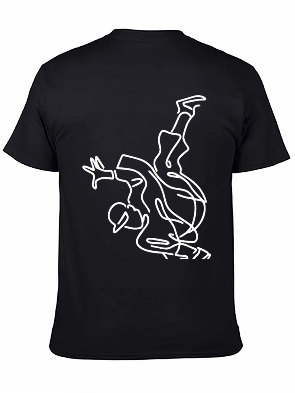 Modern Breakdance T-Shirt - Black Graphic Tee