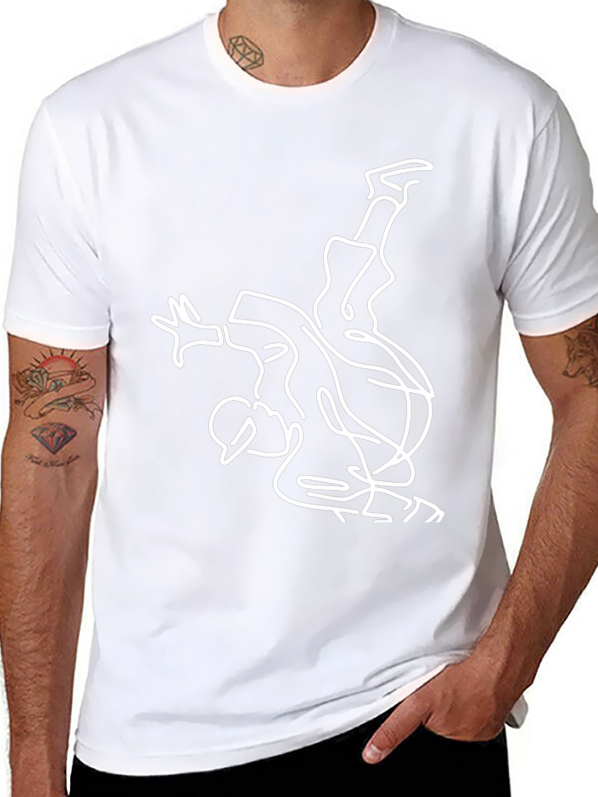 Modern Breakdance T-Shirt - Black Graphic Tee