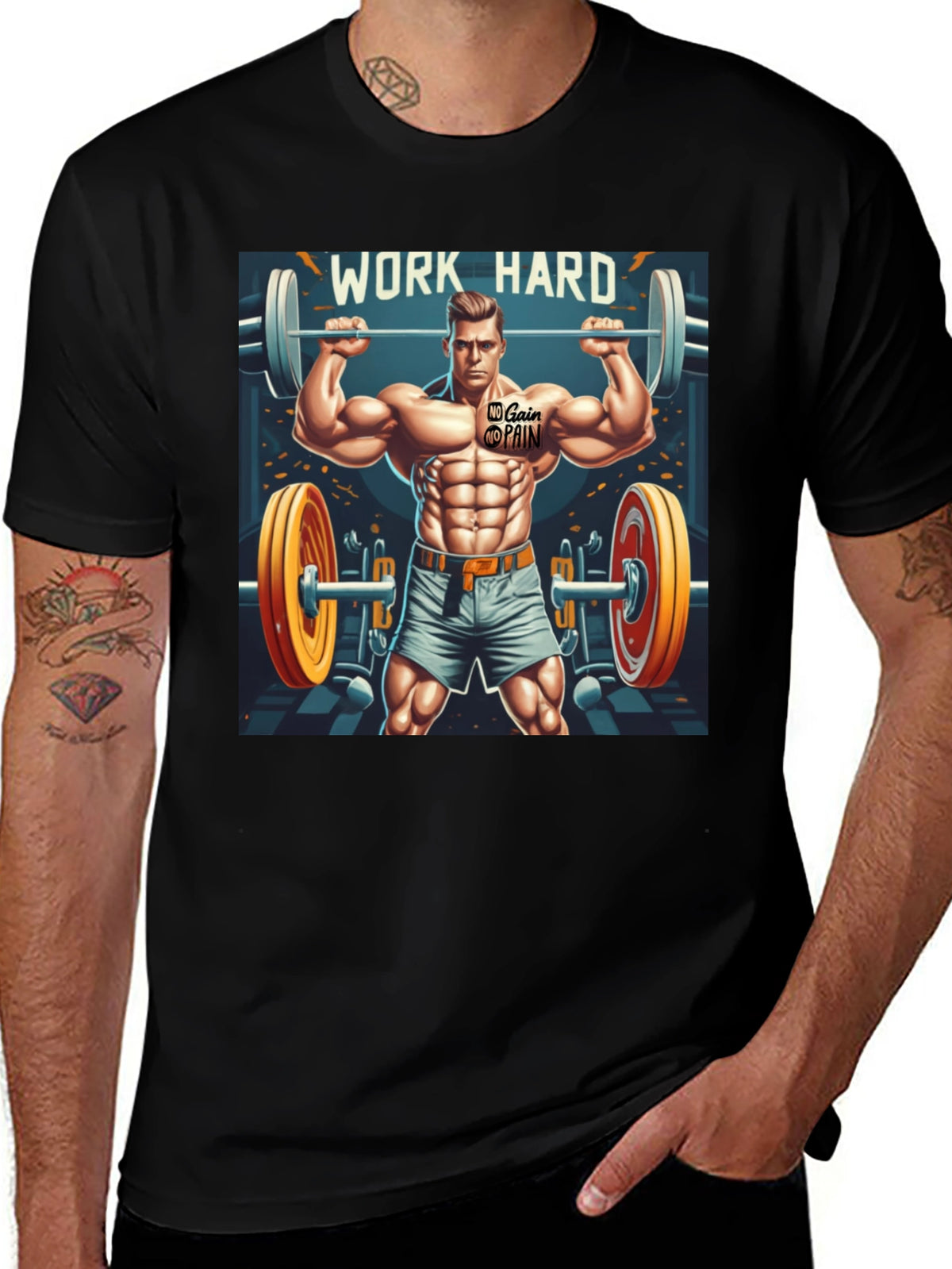 Work Hard Graphic Tee