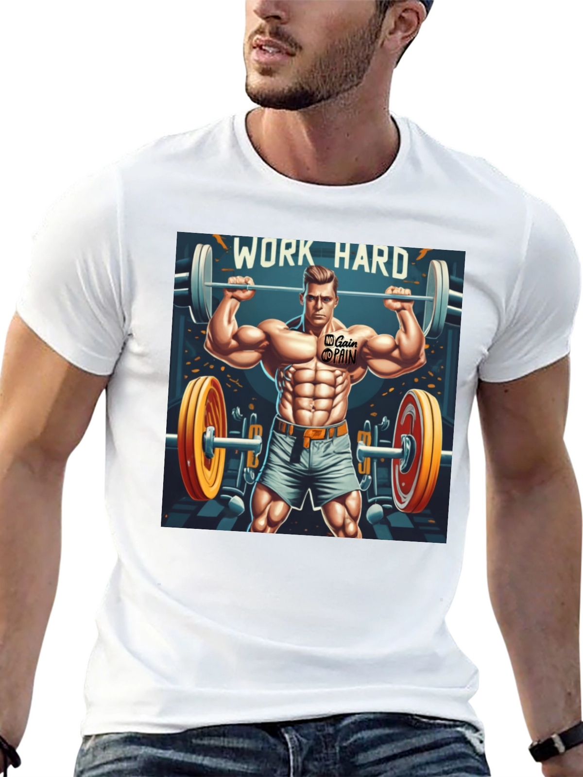 Work Hard Graphic Tee