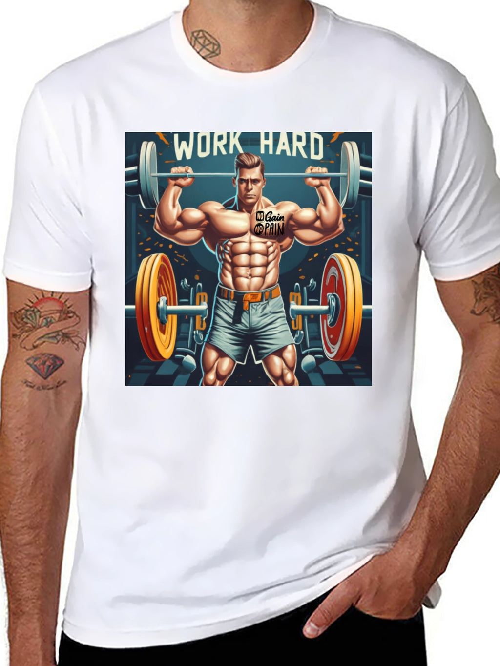 Work Hard Graphic Tee