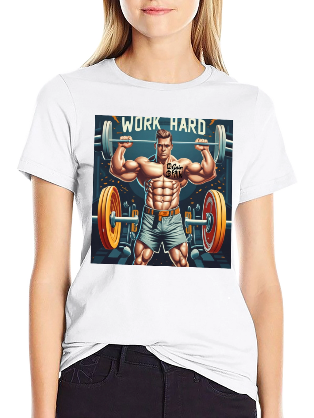 Work Hard Graphic Tee