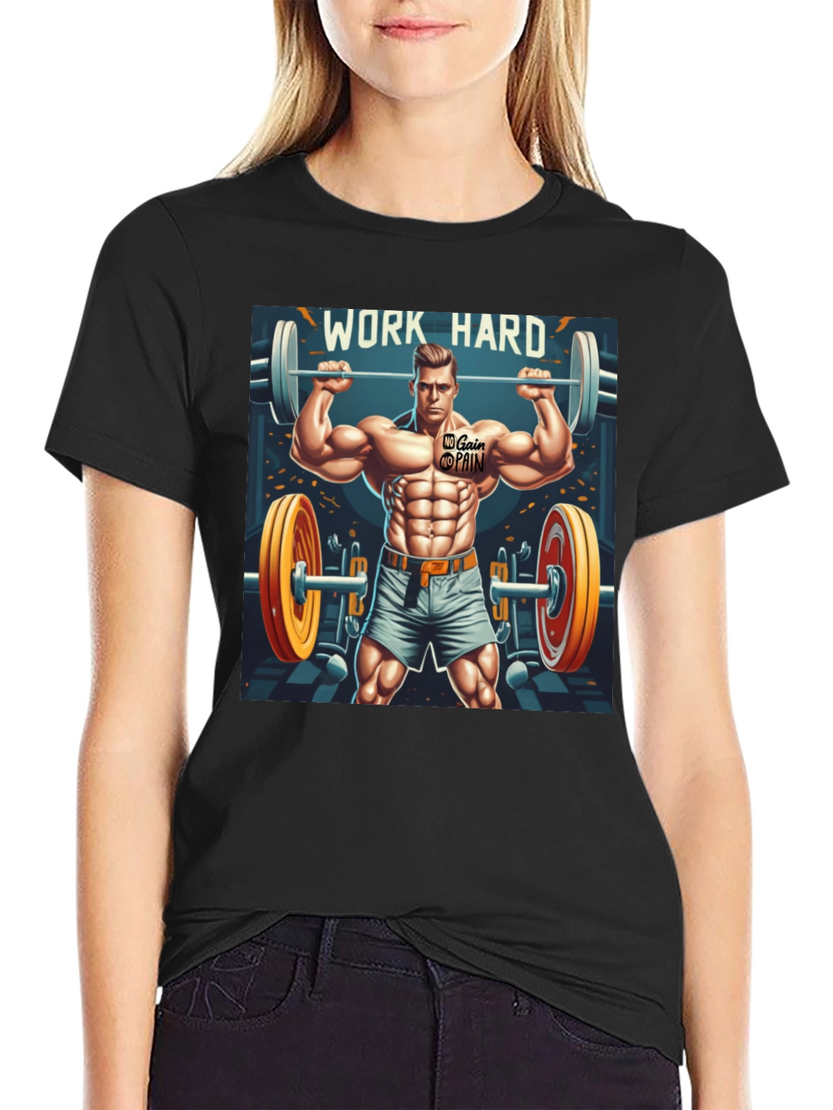 Work Hard Graphic Tee