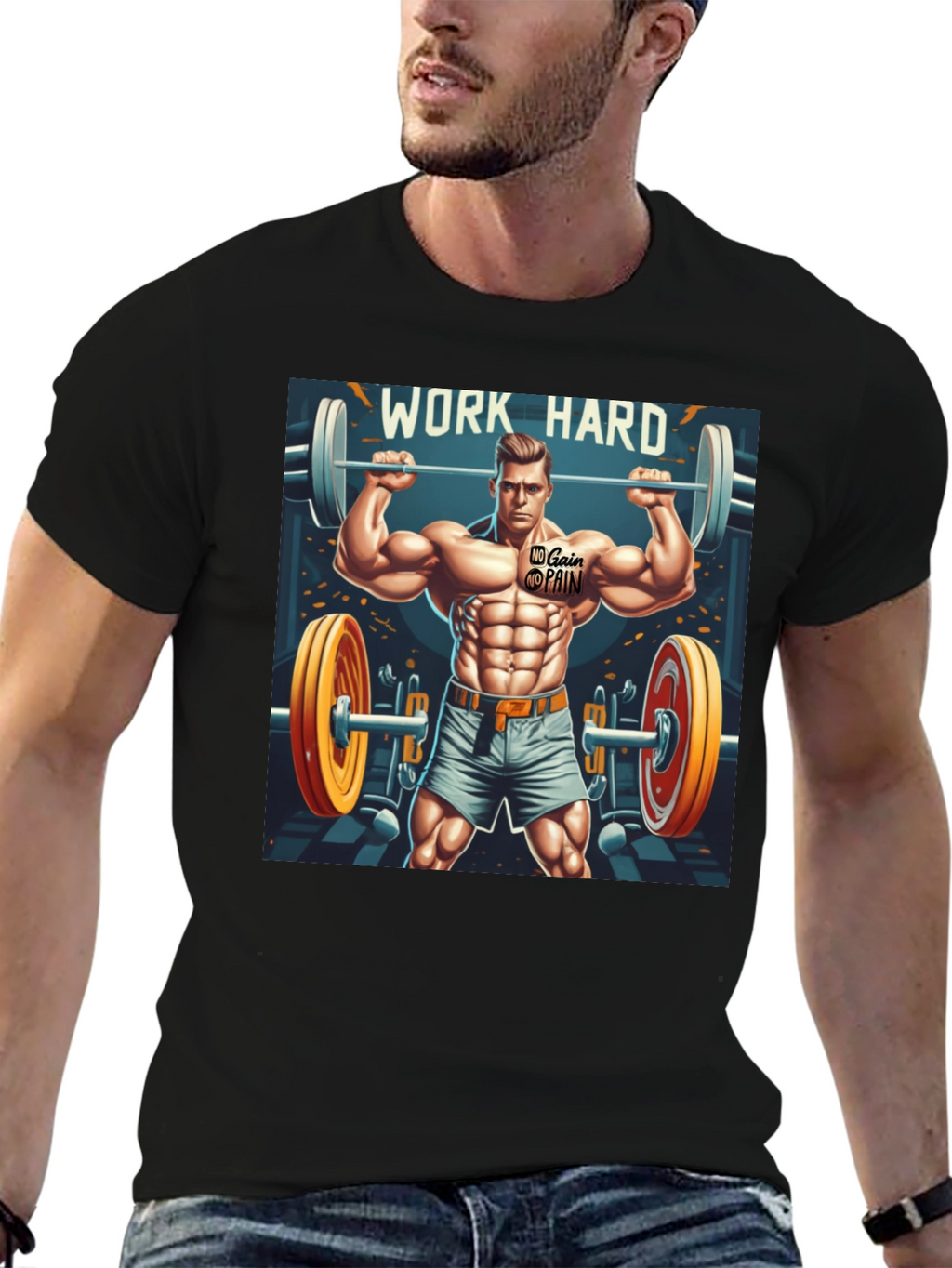 Work Hard Graphic Tee
