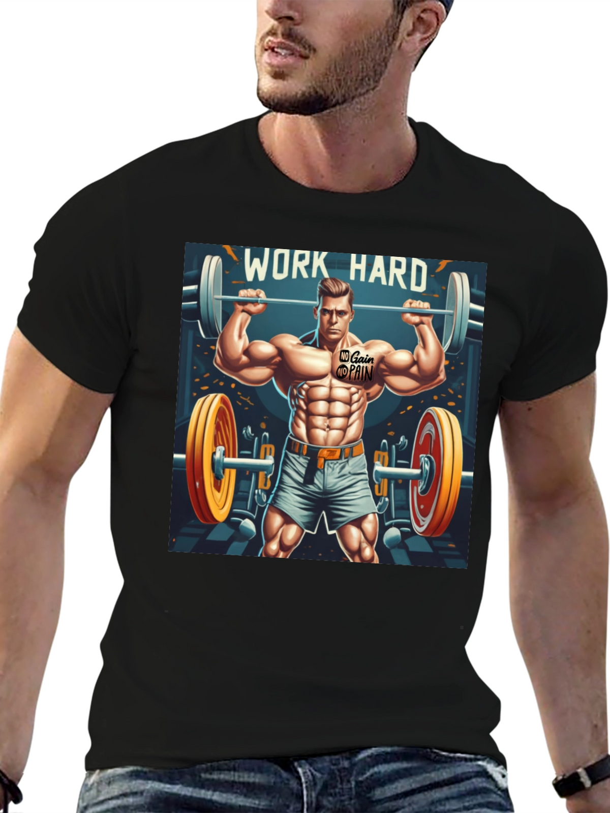 Work Hard Graphic Tee