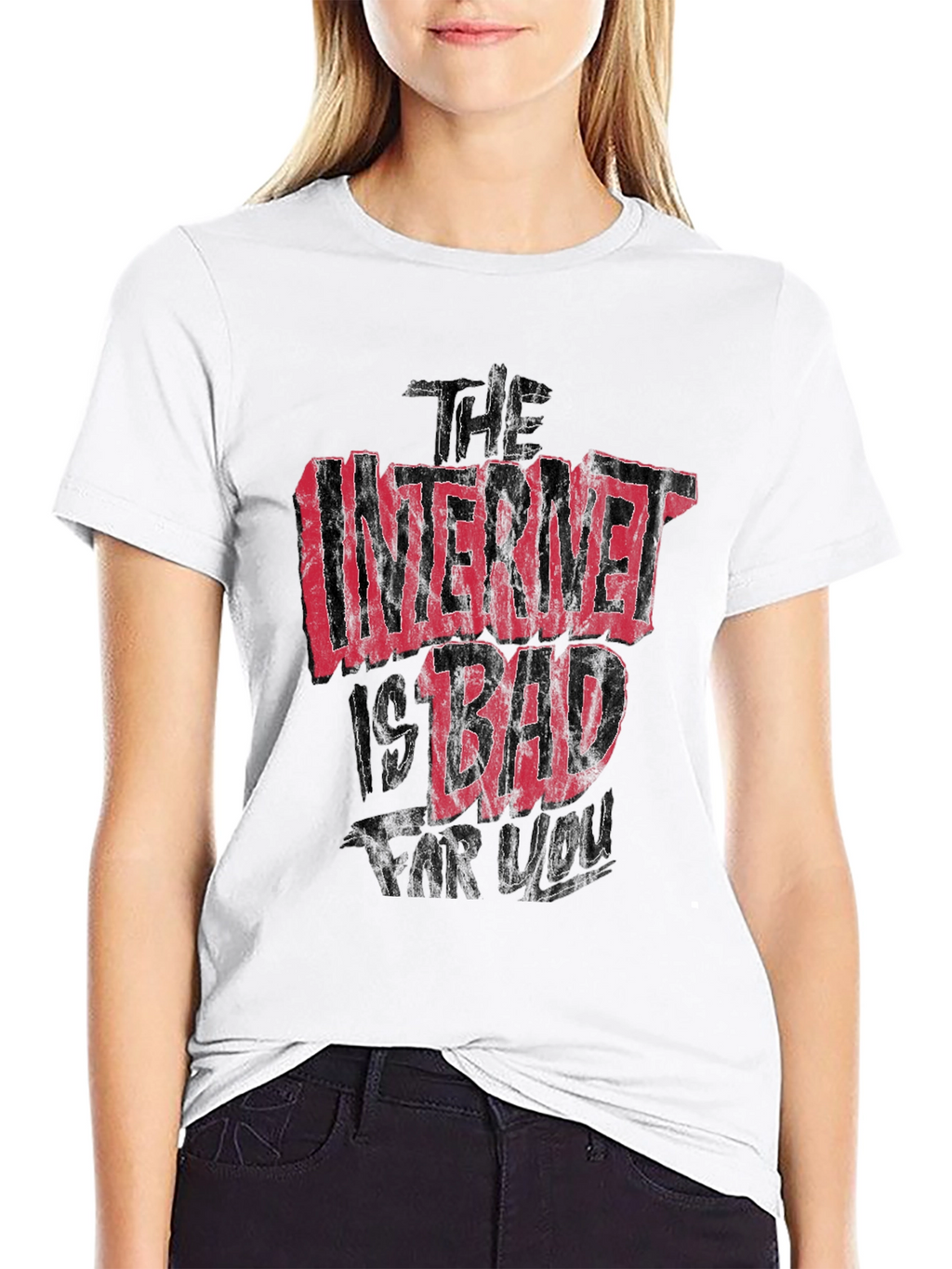 The Internet Is Bad For You Graphic T-Shirt