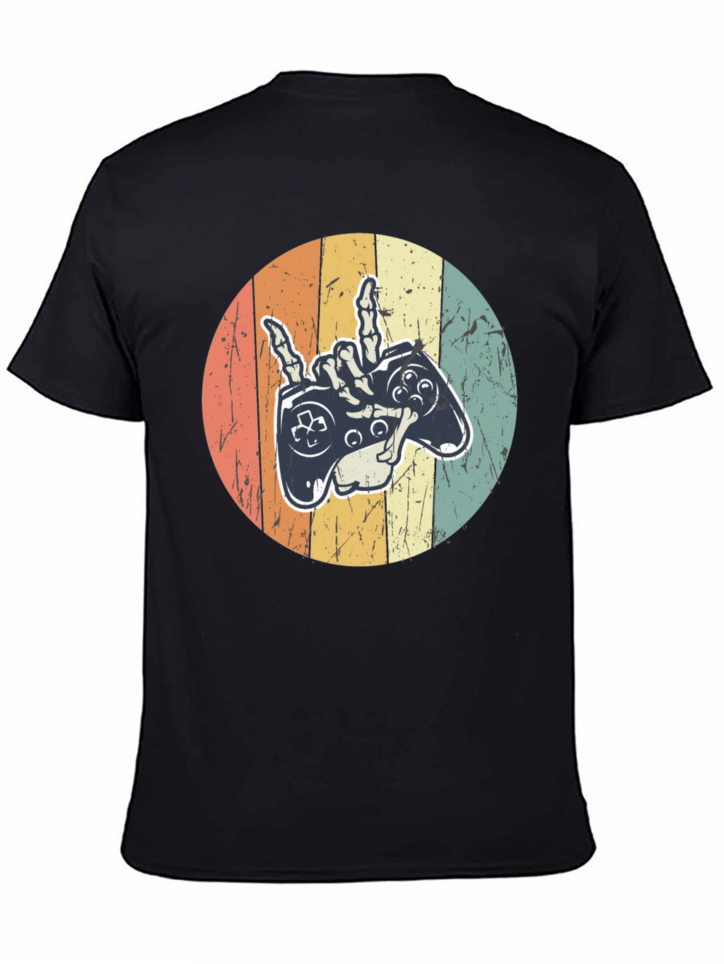 Gamer Skeleton Hand Graphic Tee