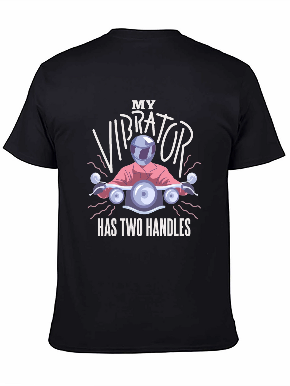 Funny Motorcycle Vibrator T-Shirt