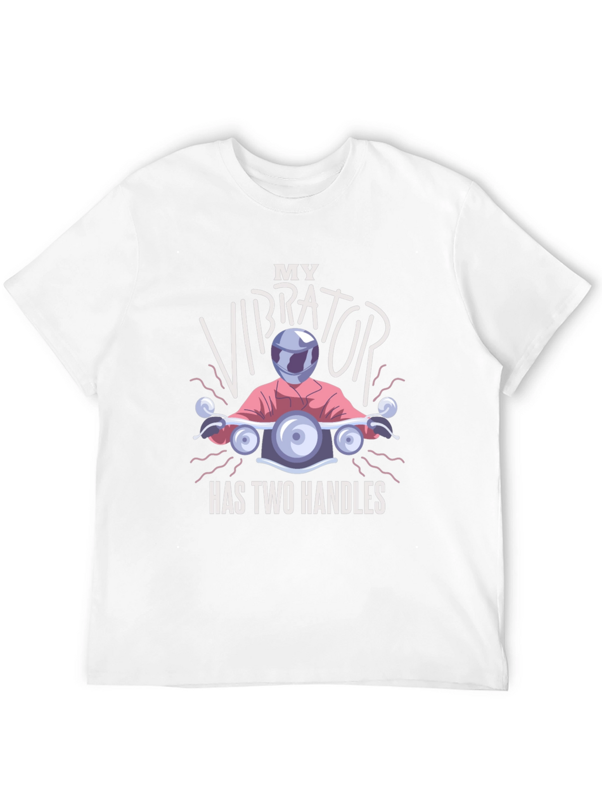Funny Motorcycle Vibrator T-Shirt