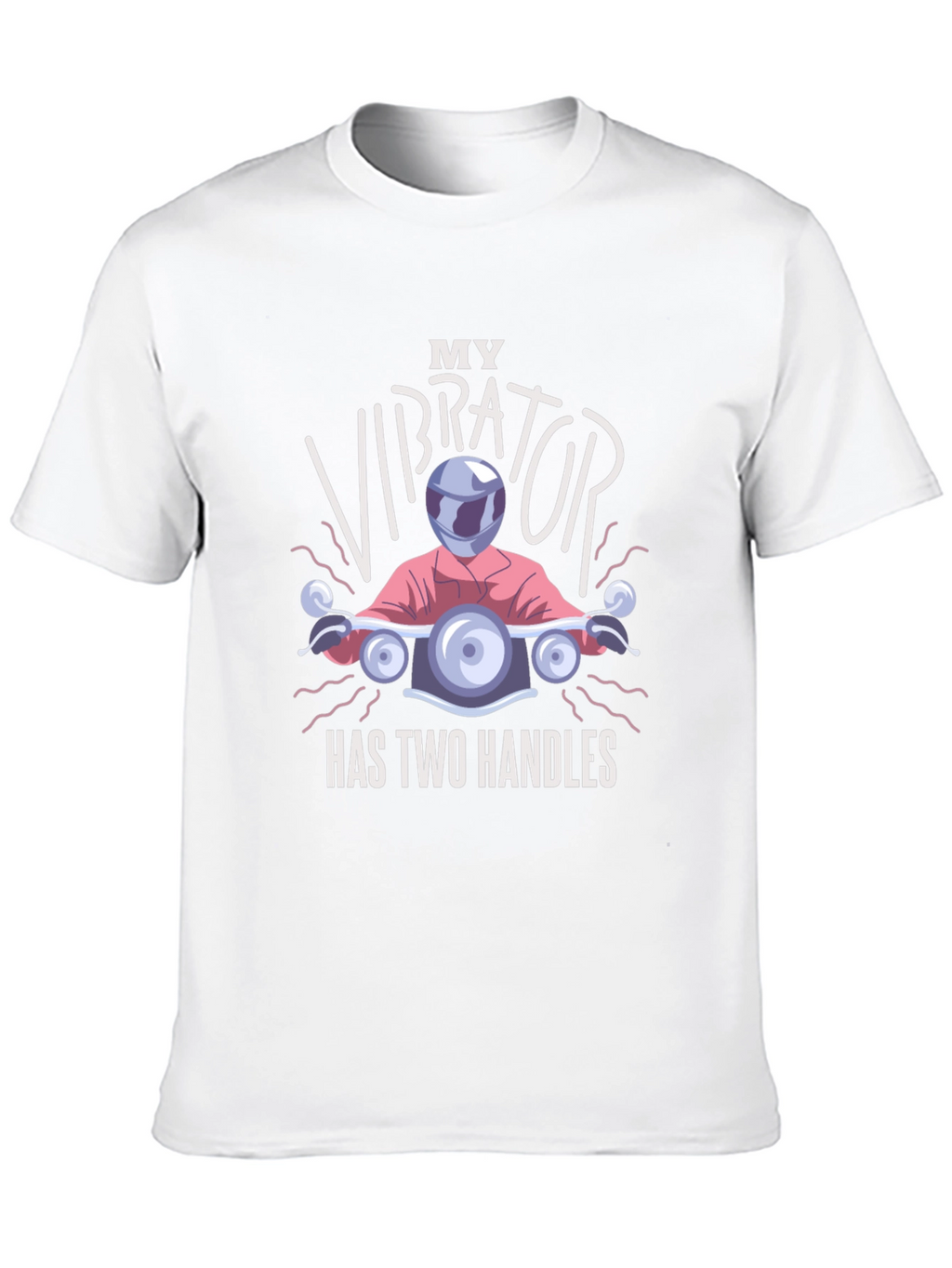 Funny Motorcycle Vibrator T-Shirt