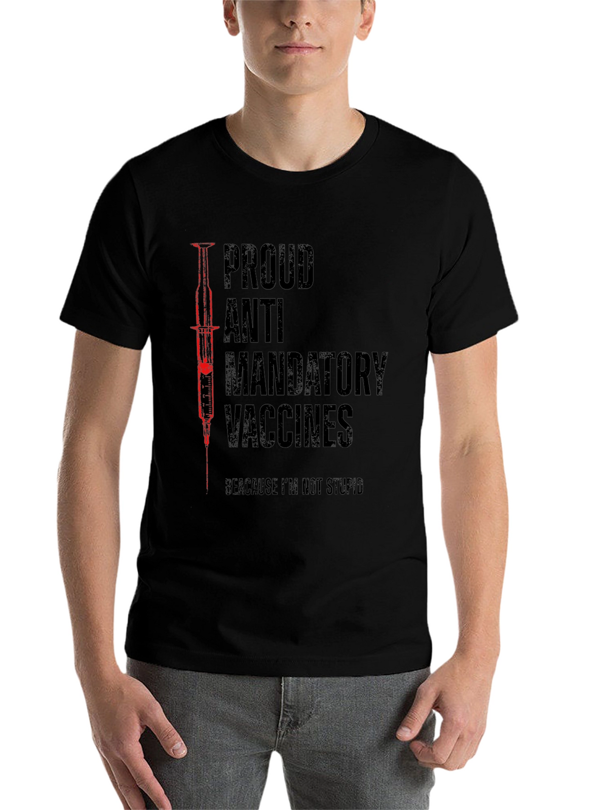 Proud Anti Mandatory Vaccines T-Shirt