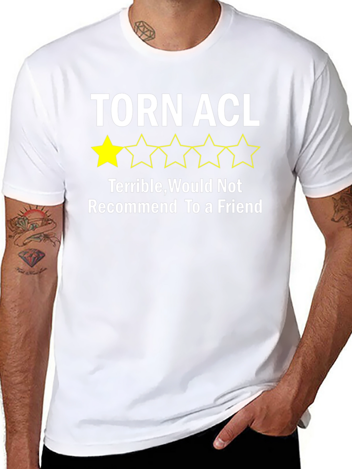 Torn ACL Funny Graphic Tee