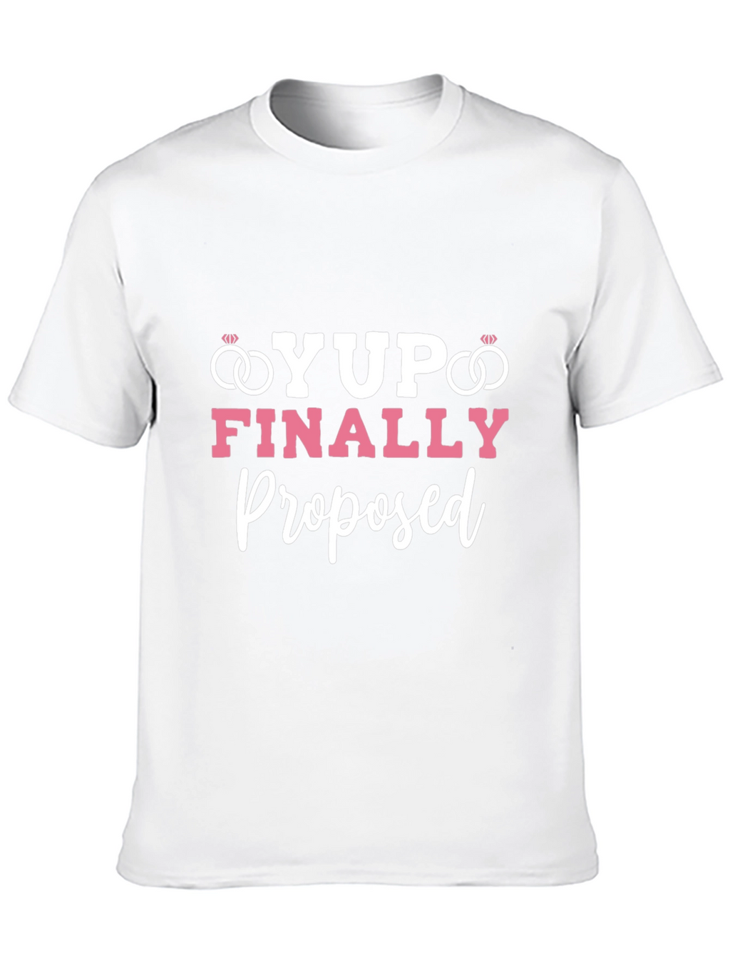 Yup! Finally Proposed Black Graphic Tee