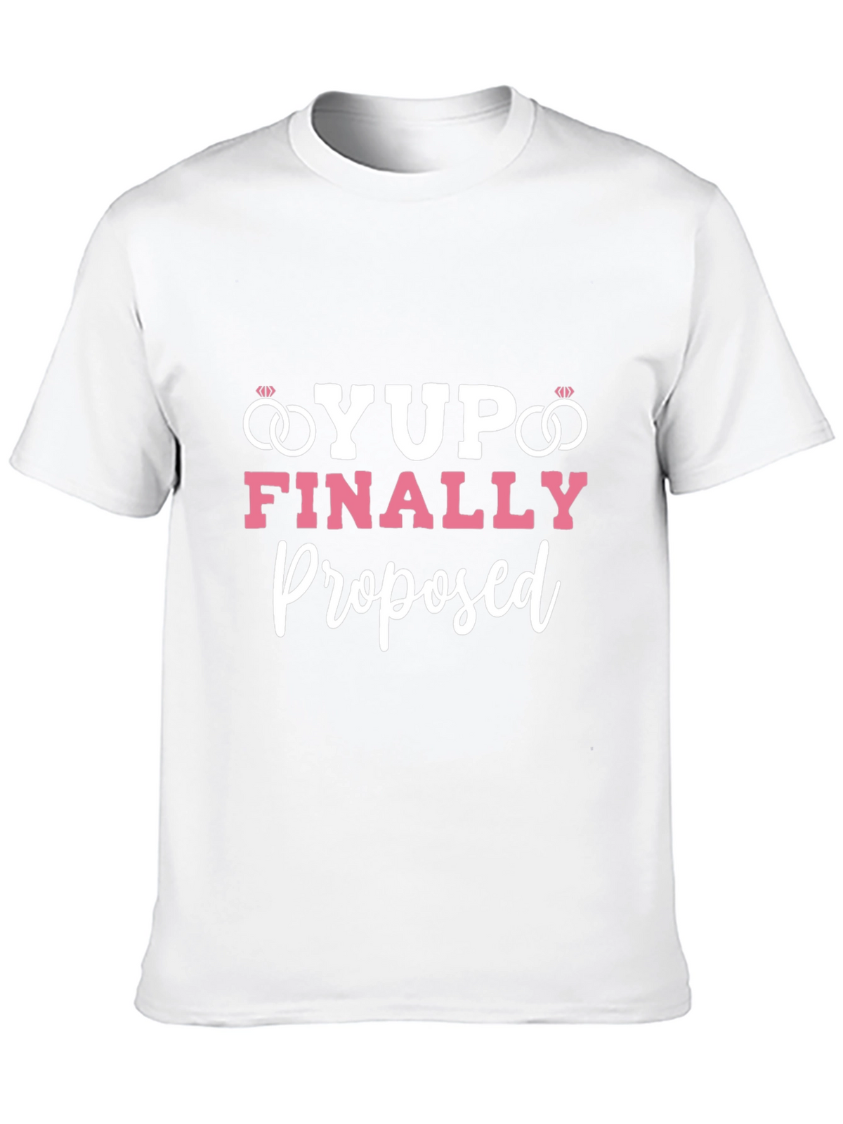 Yup! Finally Proposed Black Graphic Tee