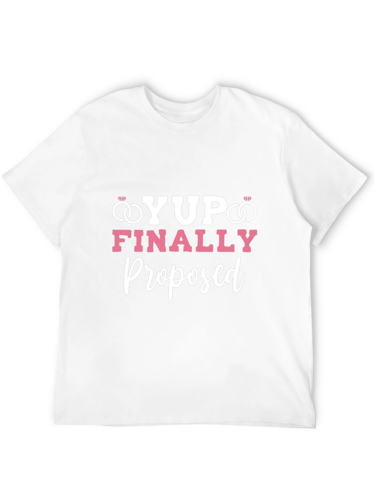 Yup! Finally Proposed Black Graphic Tee