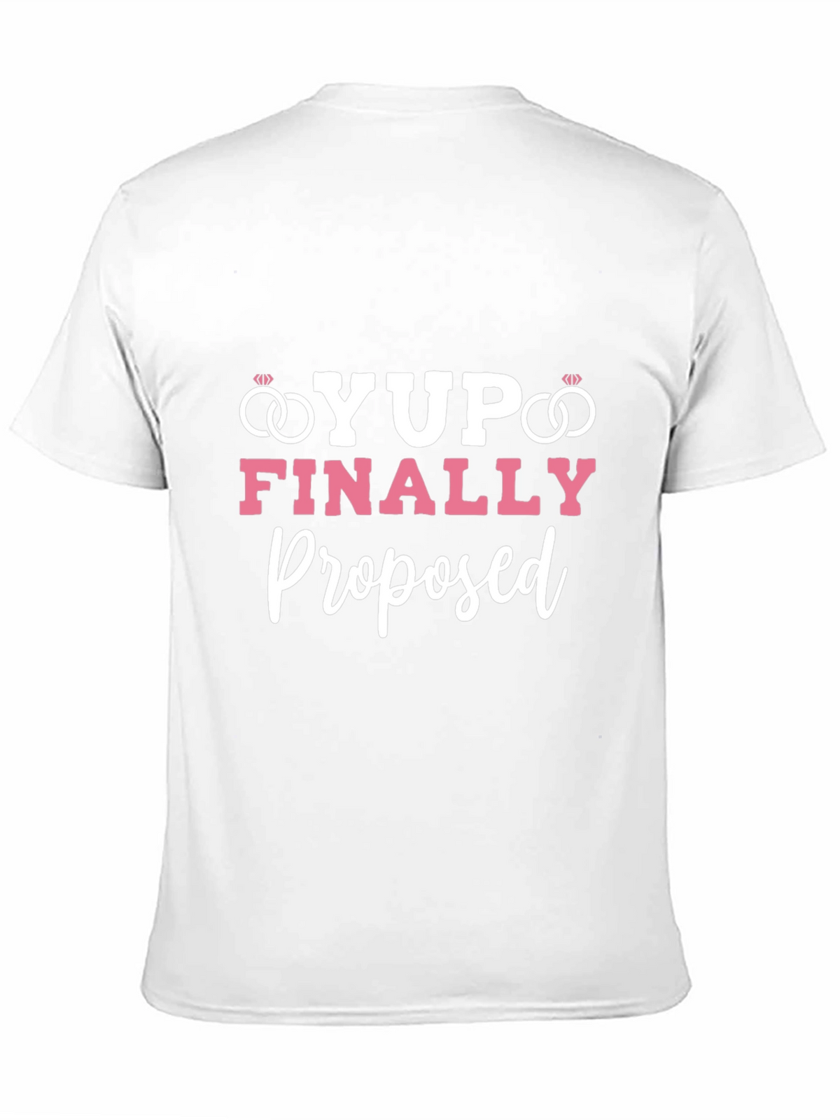 Yup! Finally Proposed Black Graphic Tee