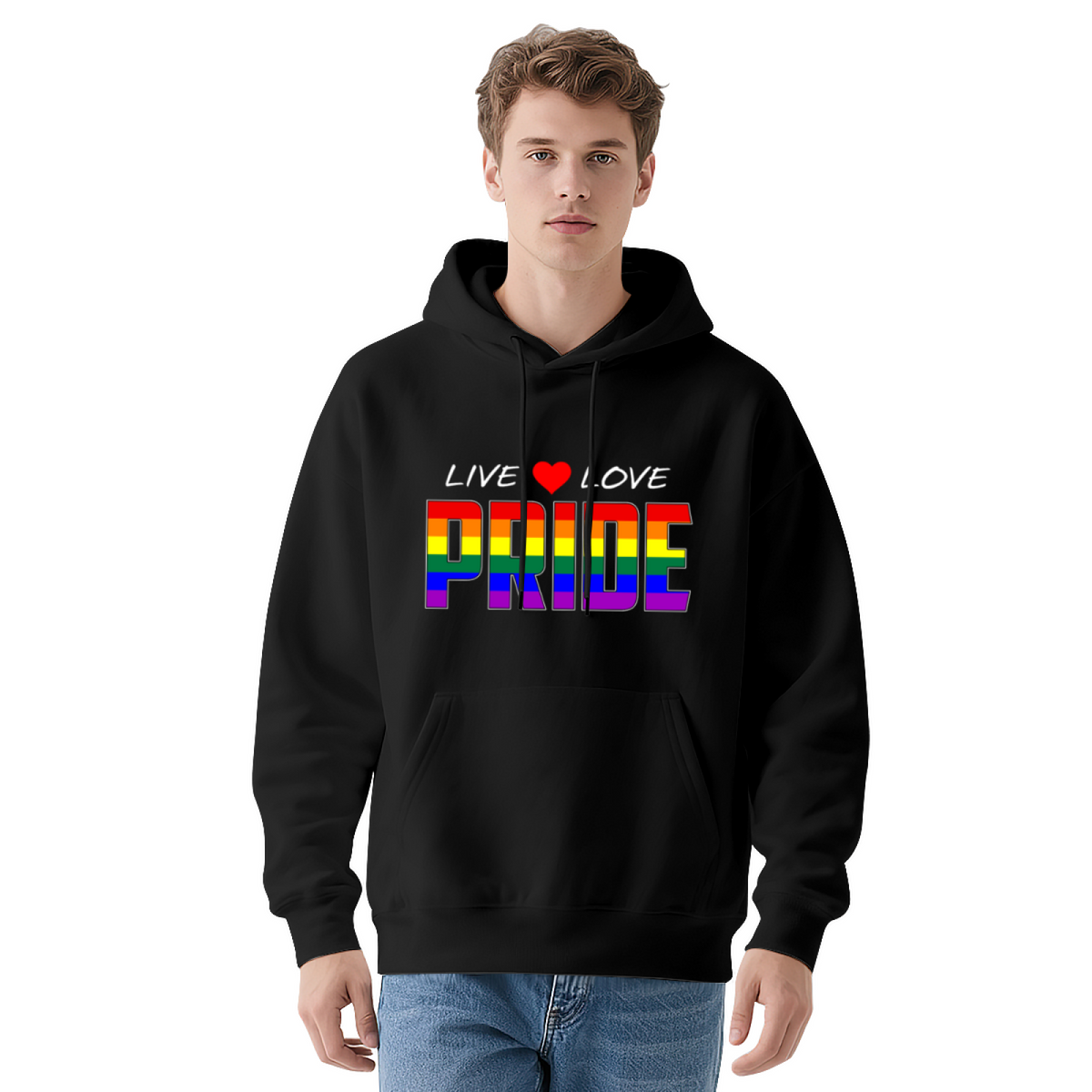 "LIVE ? LOVE" Quote Hoodie