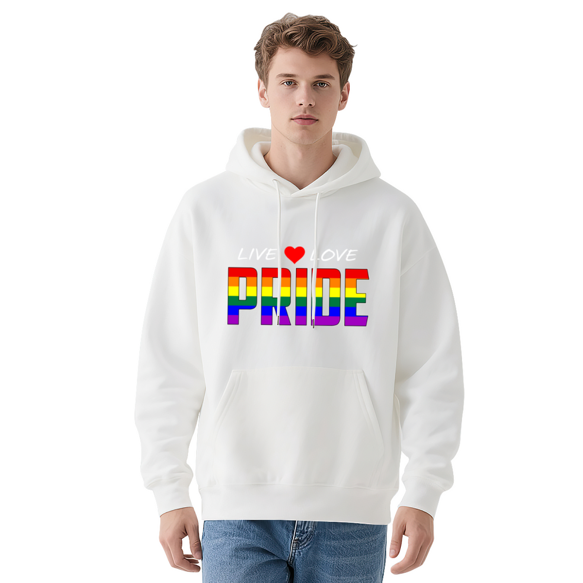 "LIVE ? LOVE" Quote Hoodie