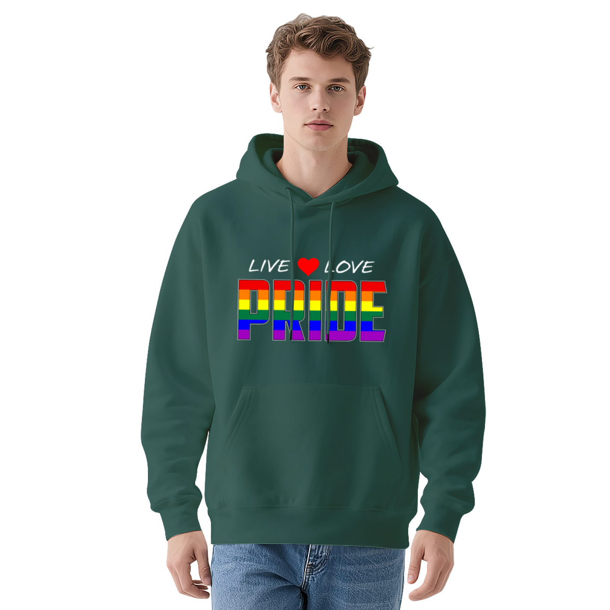 "LIVE ? LOVE" Quote Hoodie