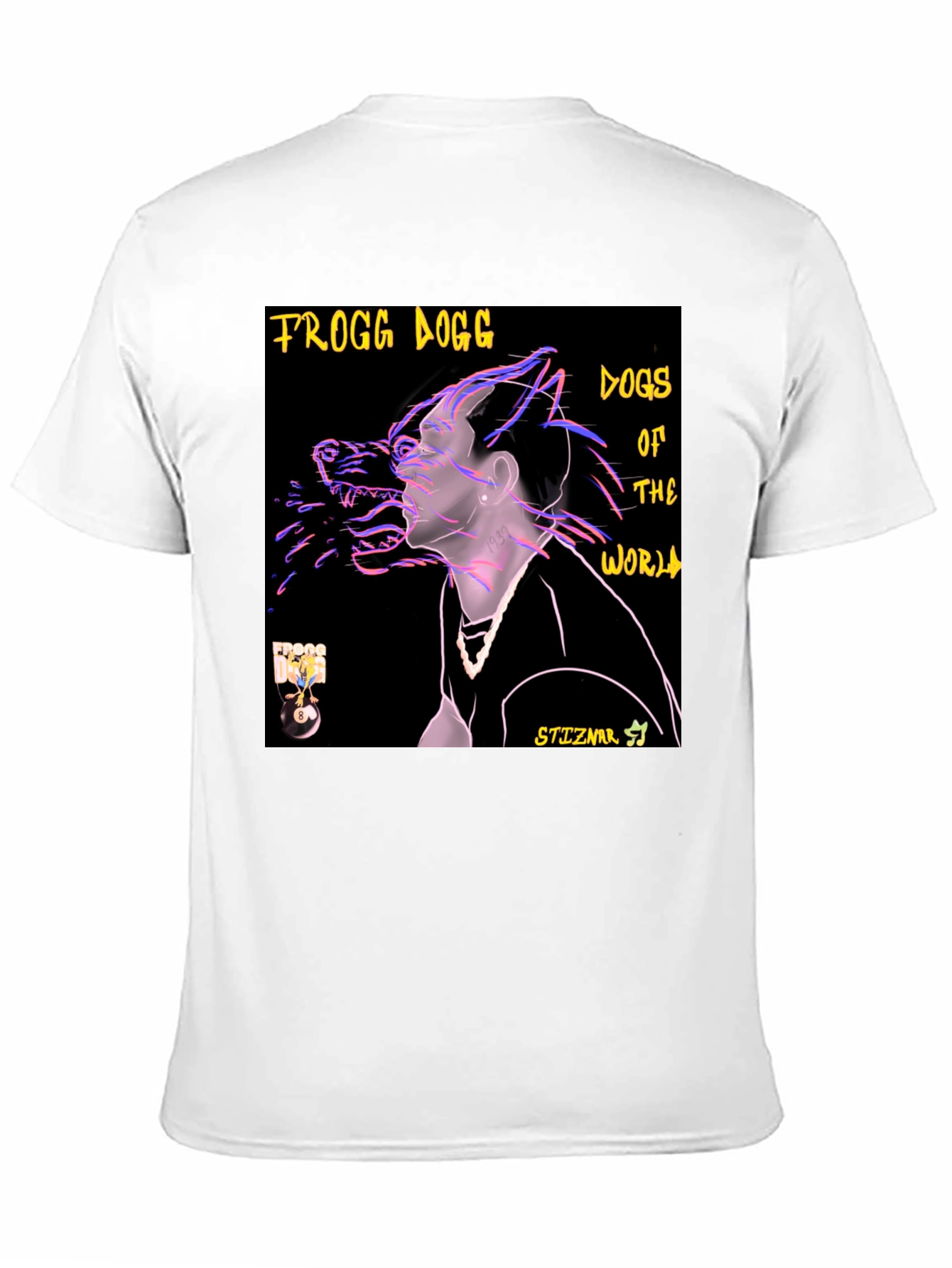 Frogg Dogg Dogs of the World Black T-Shirt