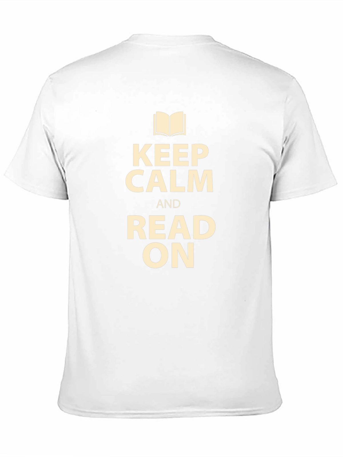 Keep Calm and Read On Black T-Shirt