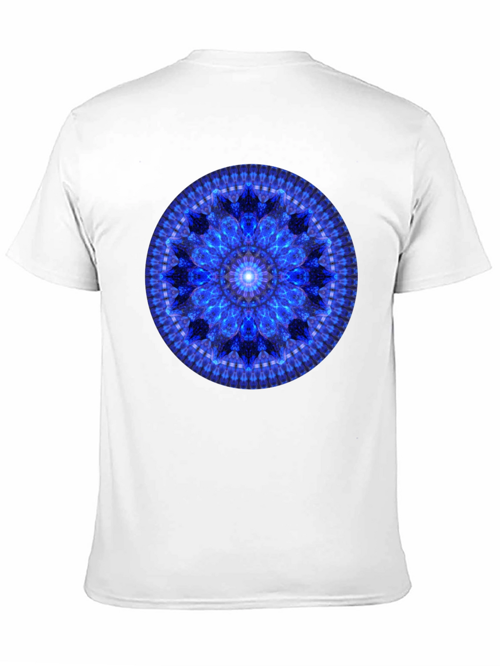 Blue Mandala Graphic T-Shirt