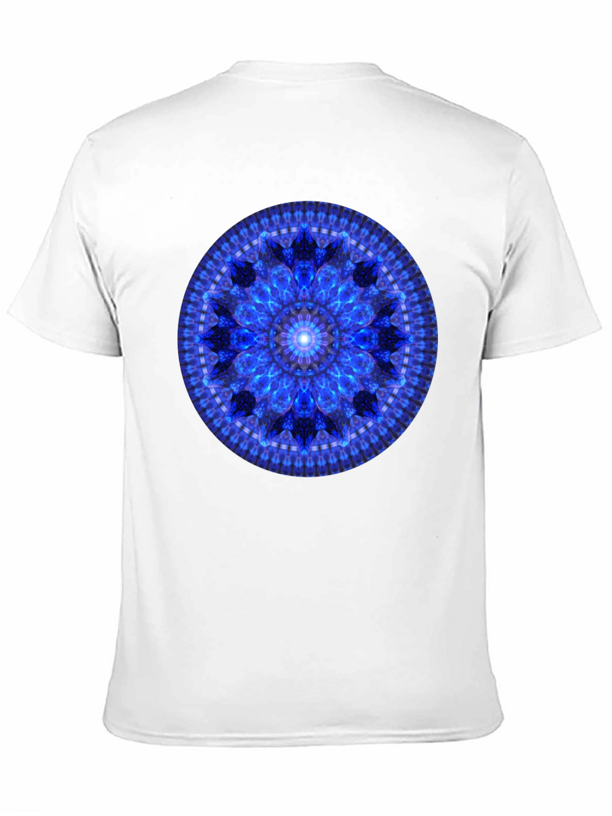 Blue Mandala Graphic T-Shirt
