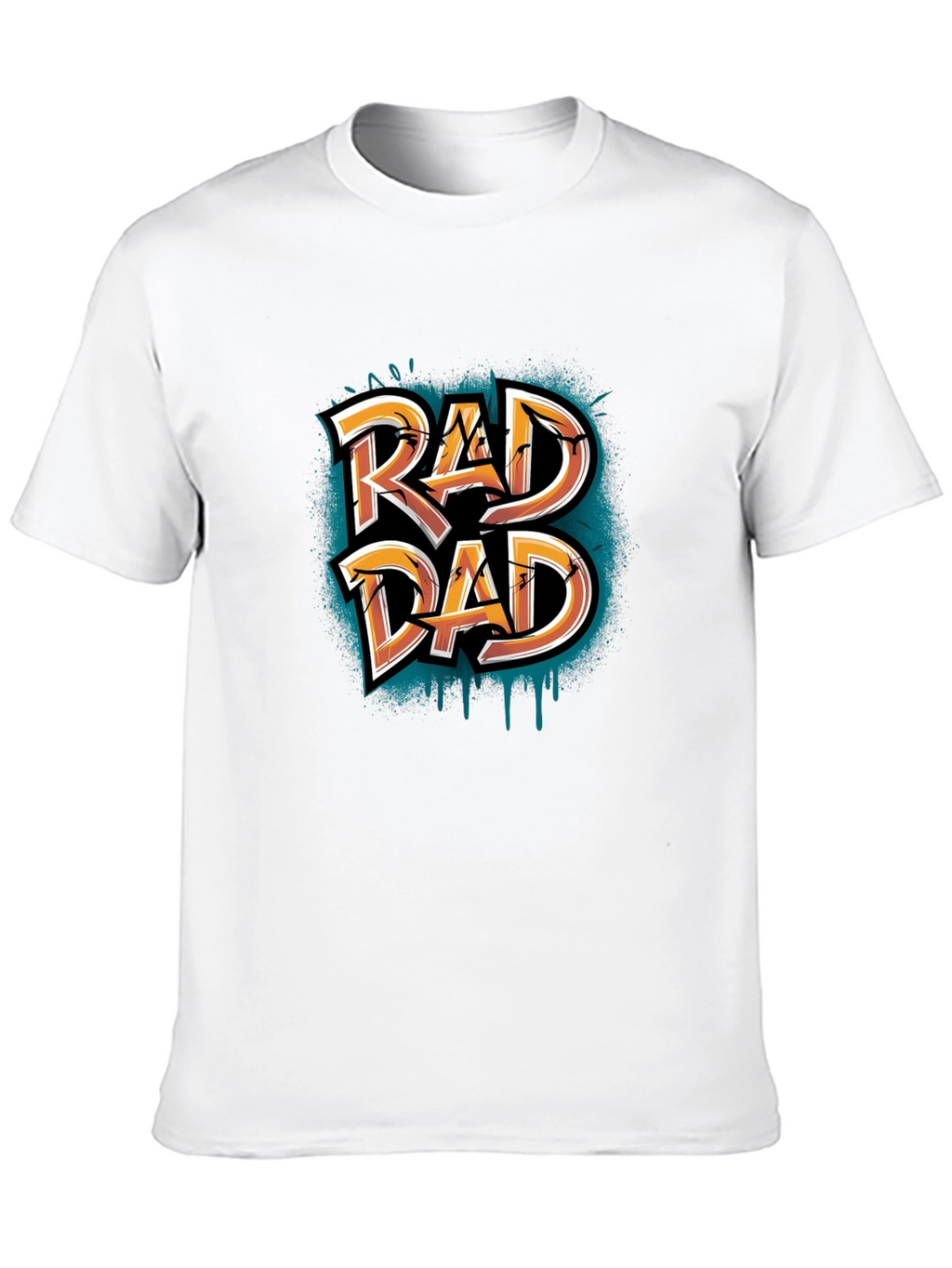 Rad Dad Graphic Tee - Cool Fathers Day Shirt